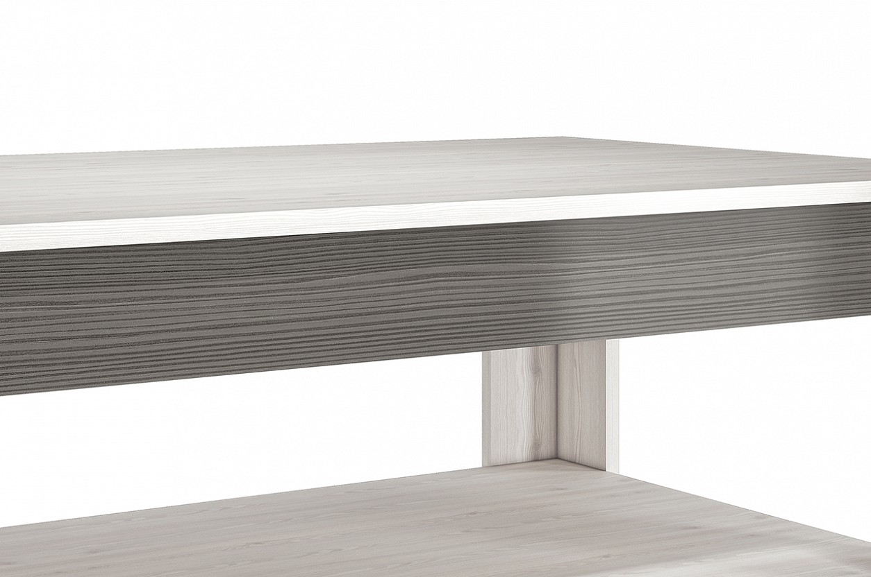 BERNIS 1201 -konferenční stolek, lamino, borovice bílá/ borovice bílá/ šedá (ML) (BLANCO1201=1BALÍK) (K150)NOVINKA - 2