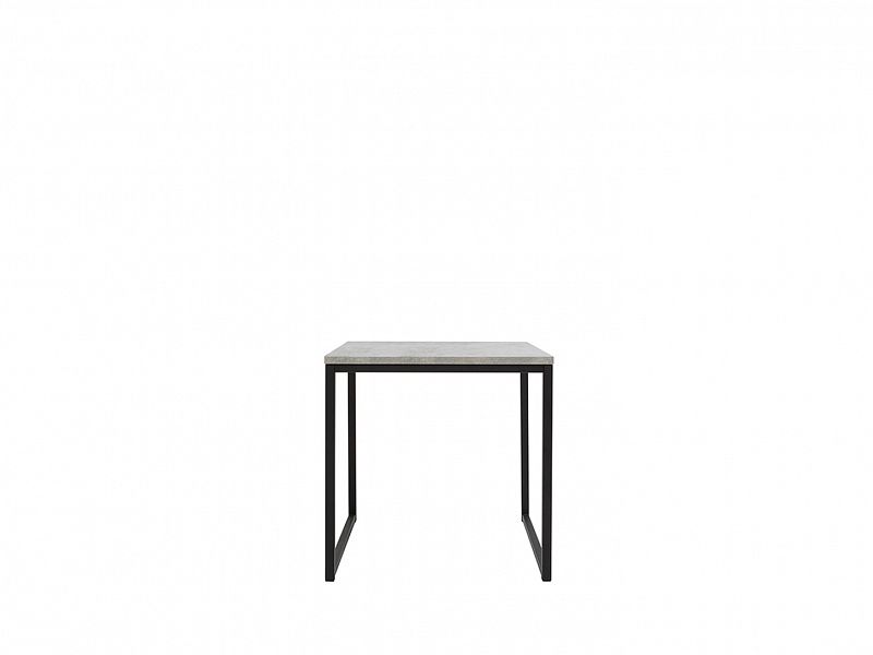 stolek AROZ SET LAW/40+LAW/50 beton chicago světle šedý/černý kovový rám - 2