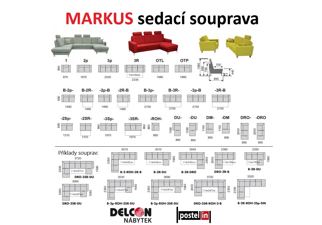 Sedací souprava MARKUS - 7