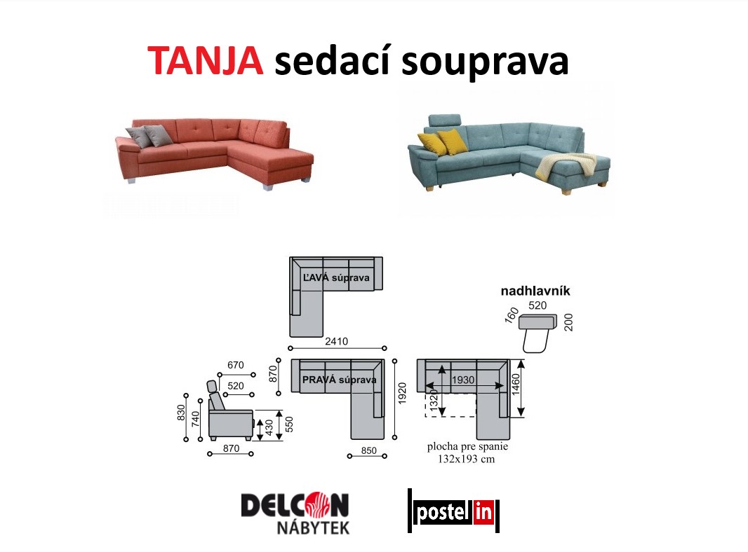 Sedací souprava TANJA - 11