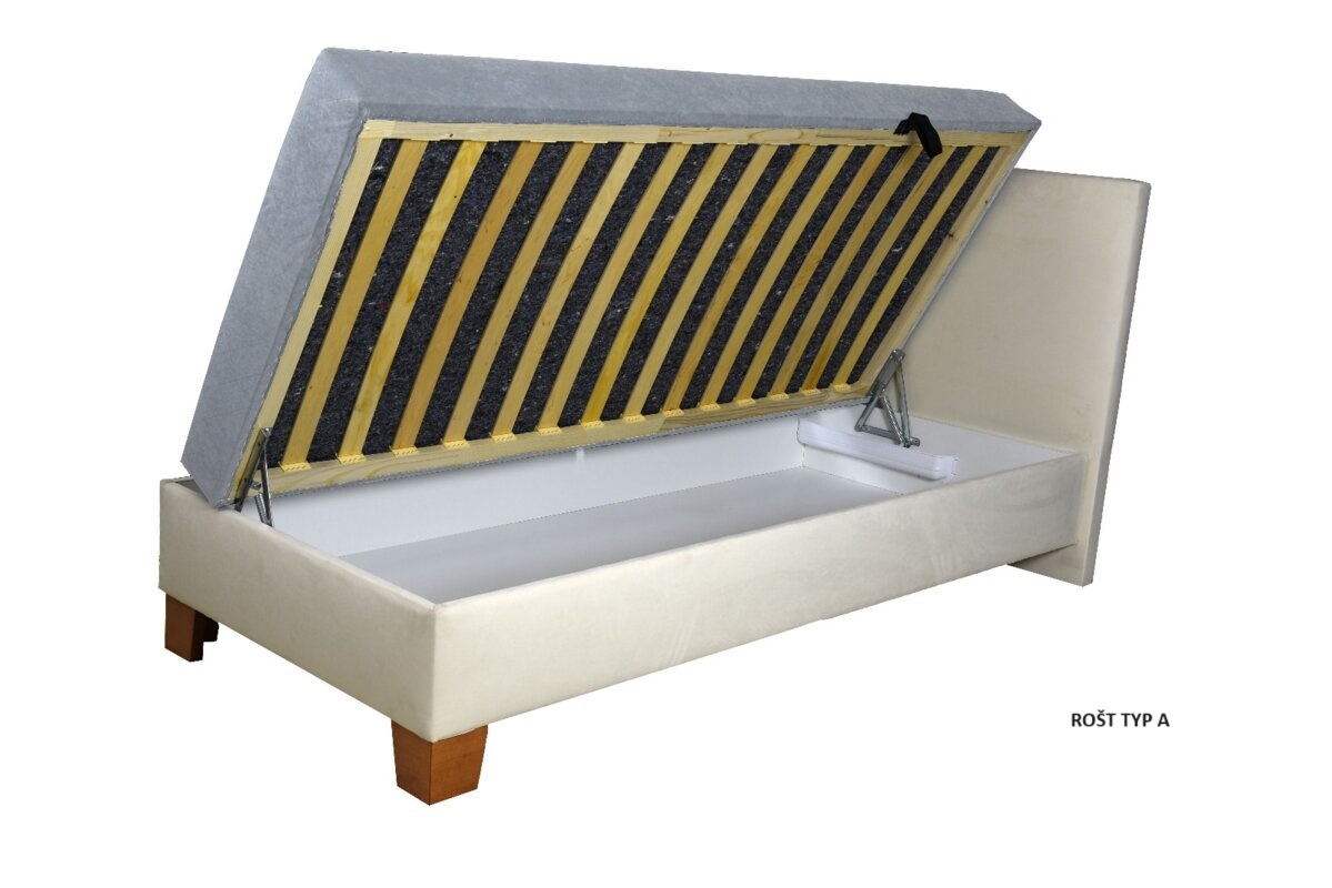 Postel VARIO s dlouhým čelem 90x200 - 6 Postel VARIO s dlouhým čelem 90x200 - 6