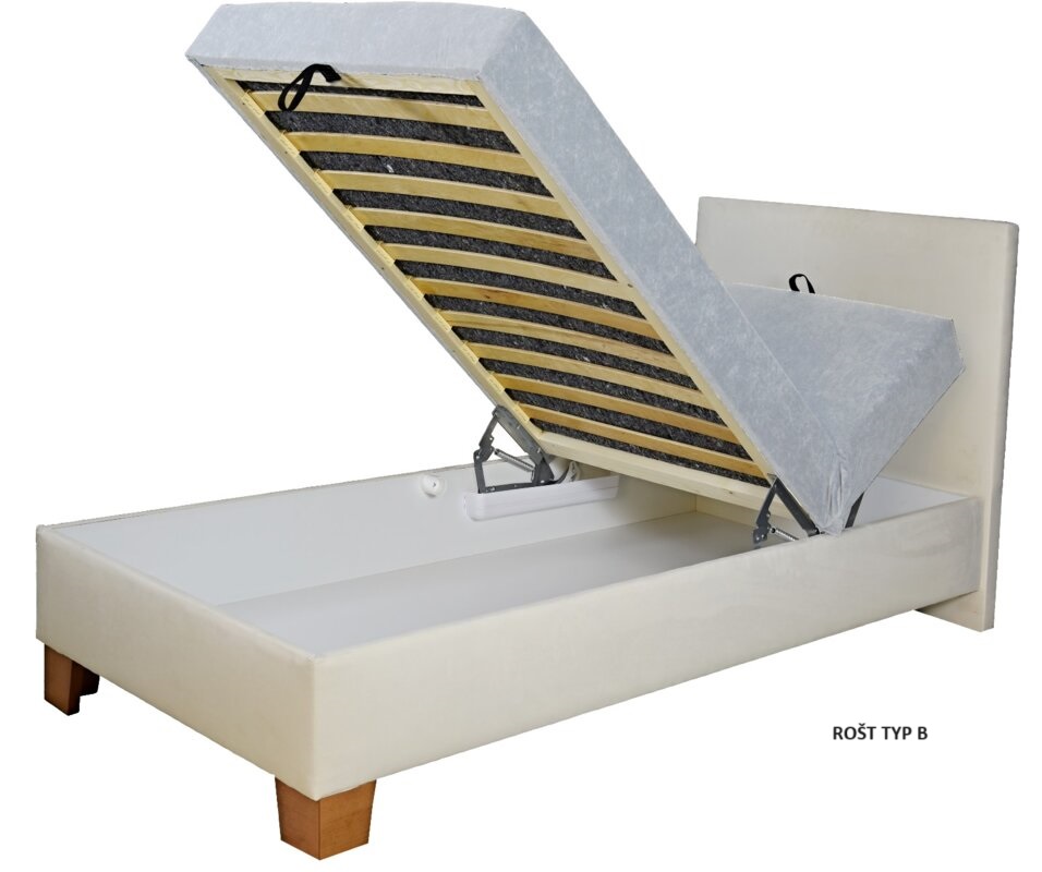 Postel VARIO s dlouhým čelem 90x200 - 7 Postel VARIO s dlouhým čelem 90x200 - 7