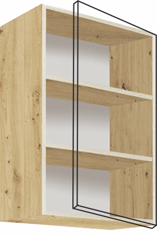 Horní skříňka INF-32G Latte/Wood - 1