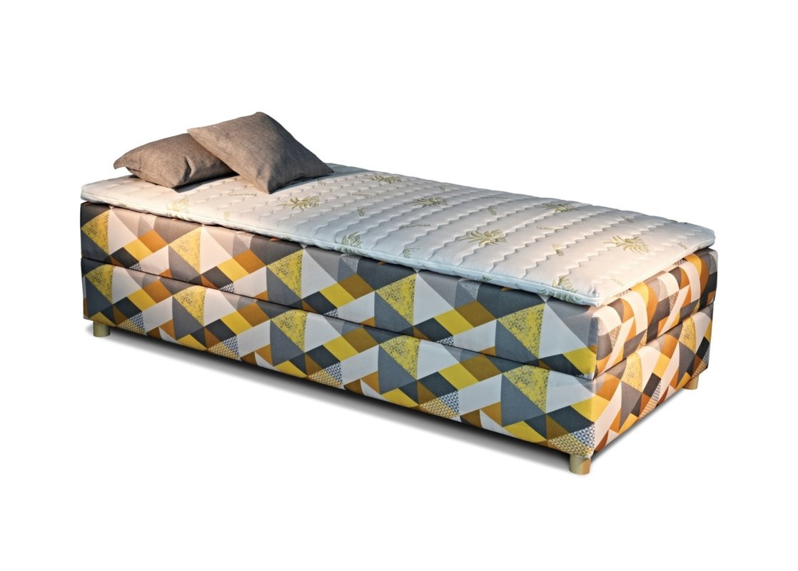 Boxspring válenda NOVO s dlouhým čelem 90x200 - 2 Boxspring válenda NOVO s dlouhým čelem 90x200 - 2