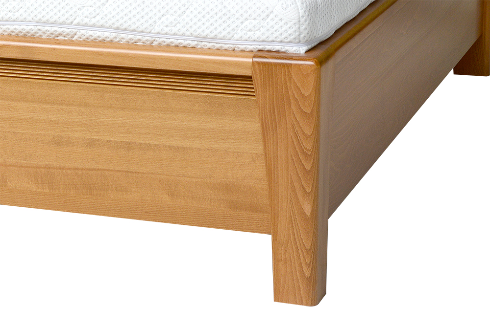 LORA dřevěná buková postel - 4