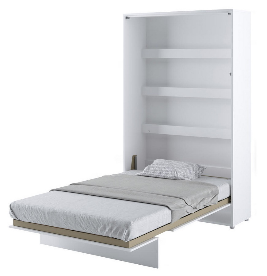 Výklopná postel 120 REBECCA bílá lesk/bílá mat - 1