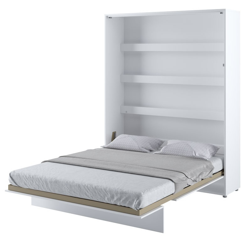 Výklopná postel 160 REBECCA bílá lesk/bílá mat - 2