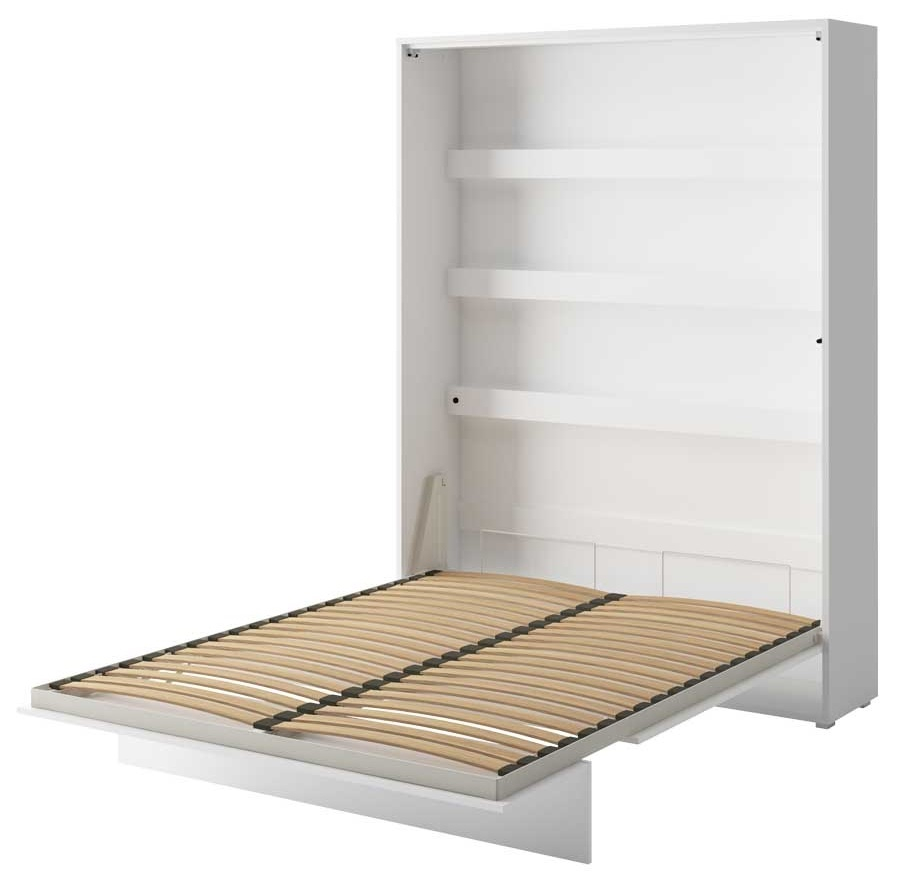 Výklopná postel 160 REBECCA bílá lesk/bílá mat - 1