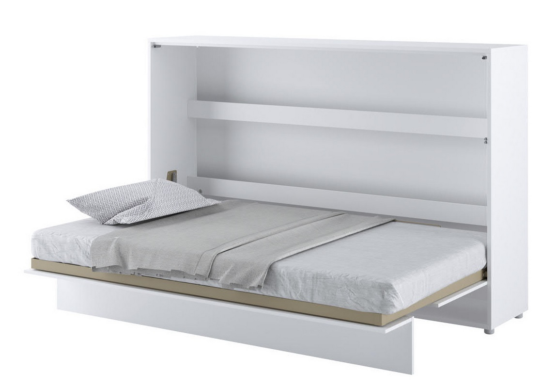 Výklopná postel 120 REBECCA bílá lesk/bílá mat - 1