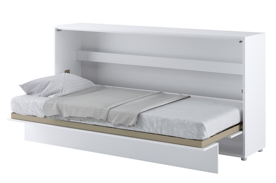 Výklopná postel 90 REBECCA bílá lesk/bílá mat - 1