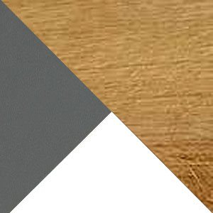 Šatní skříň NAPOLA 1 antracit/bílá/dub riviera - 1