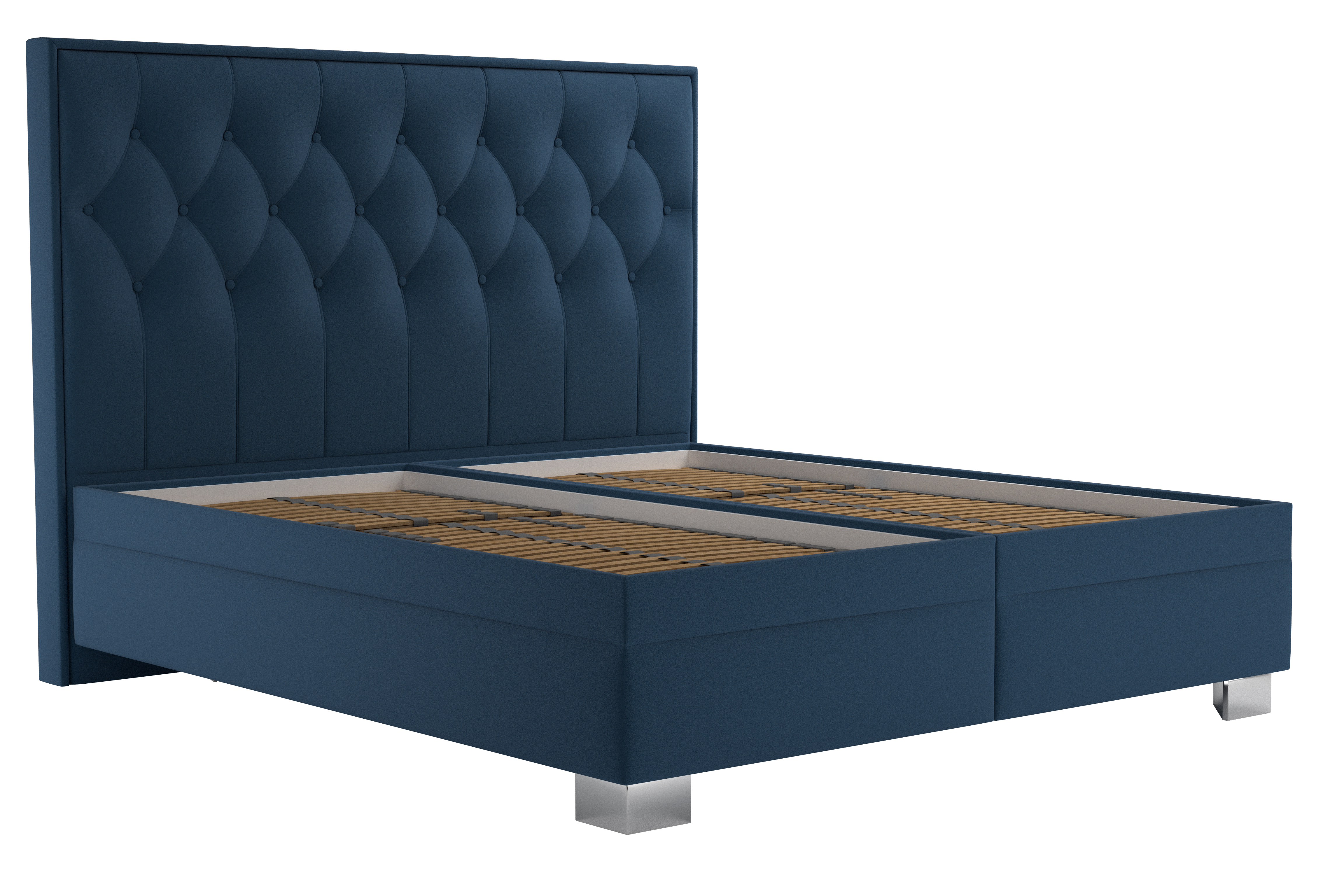 KERSTIN čalouněná postel, 180x200, Modrá - 1