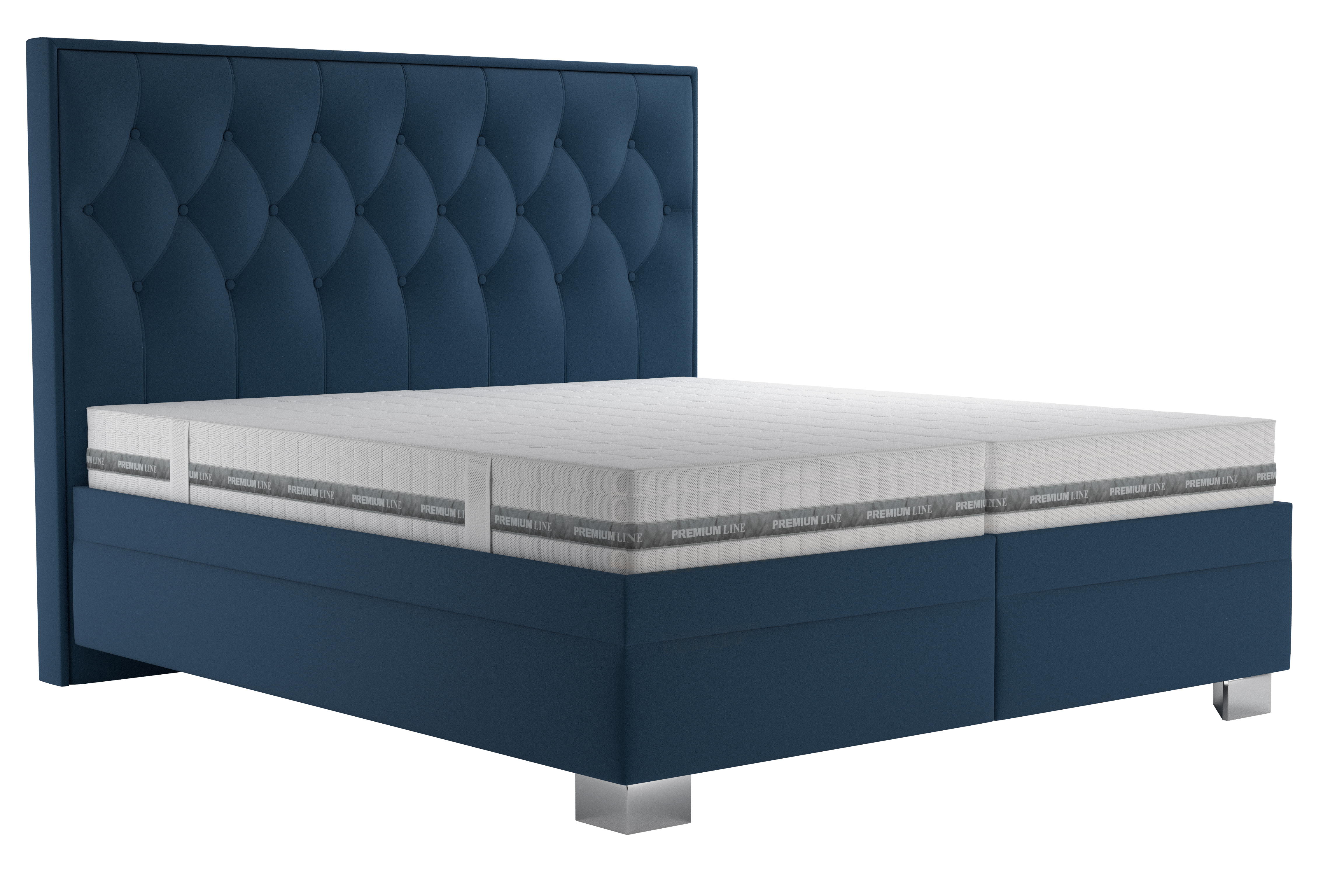 KERSTIN čalouněná postel, 180x200, Modrá - 2