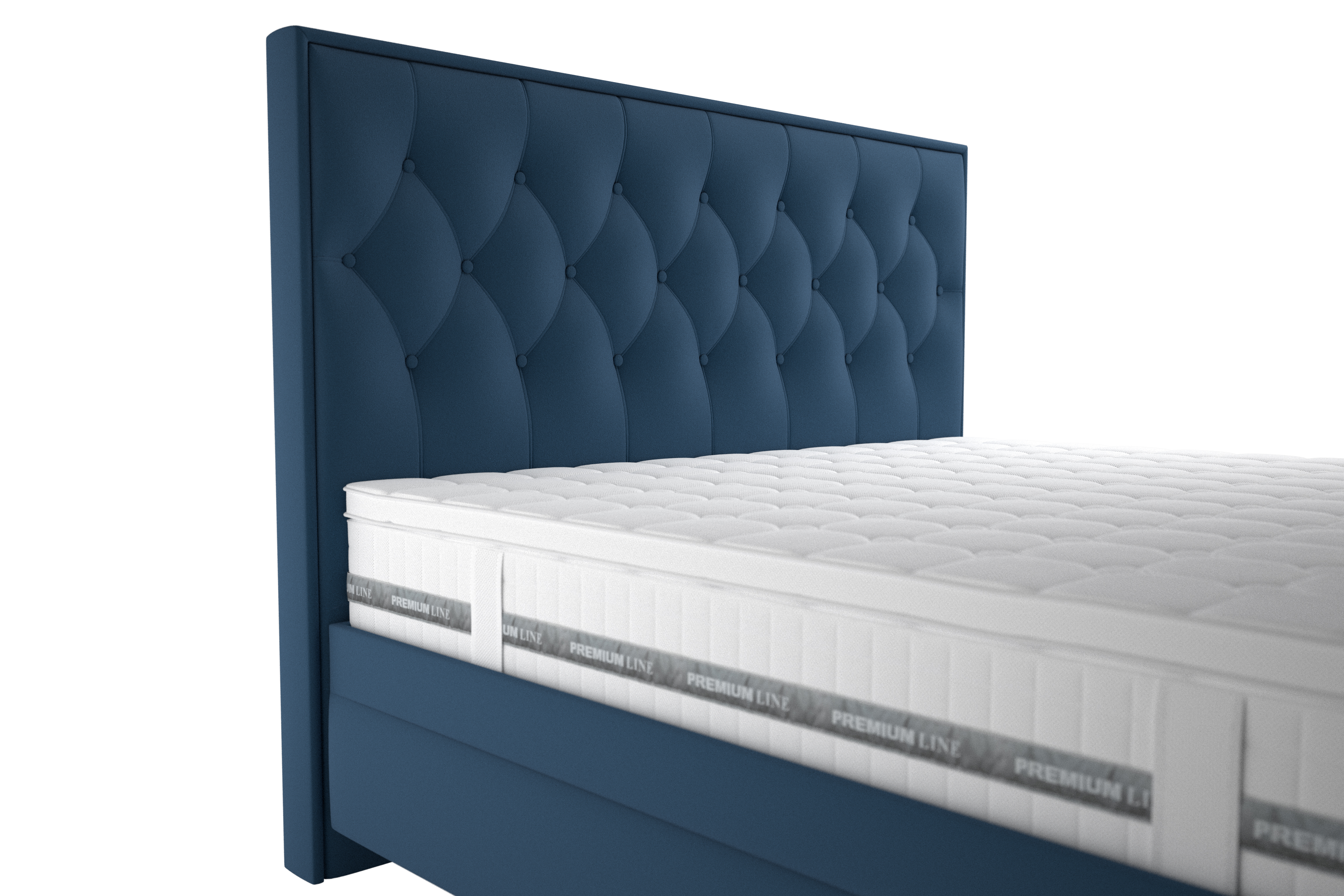 KERSTIN čalouněná postel, 180x200, Modrá - 3