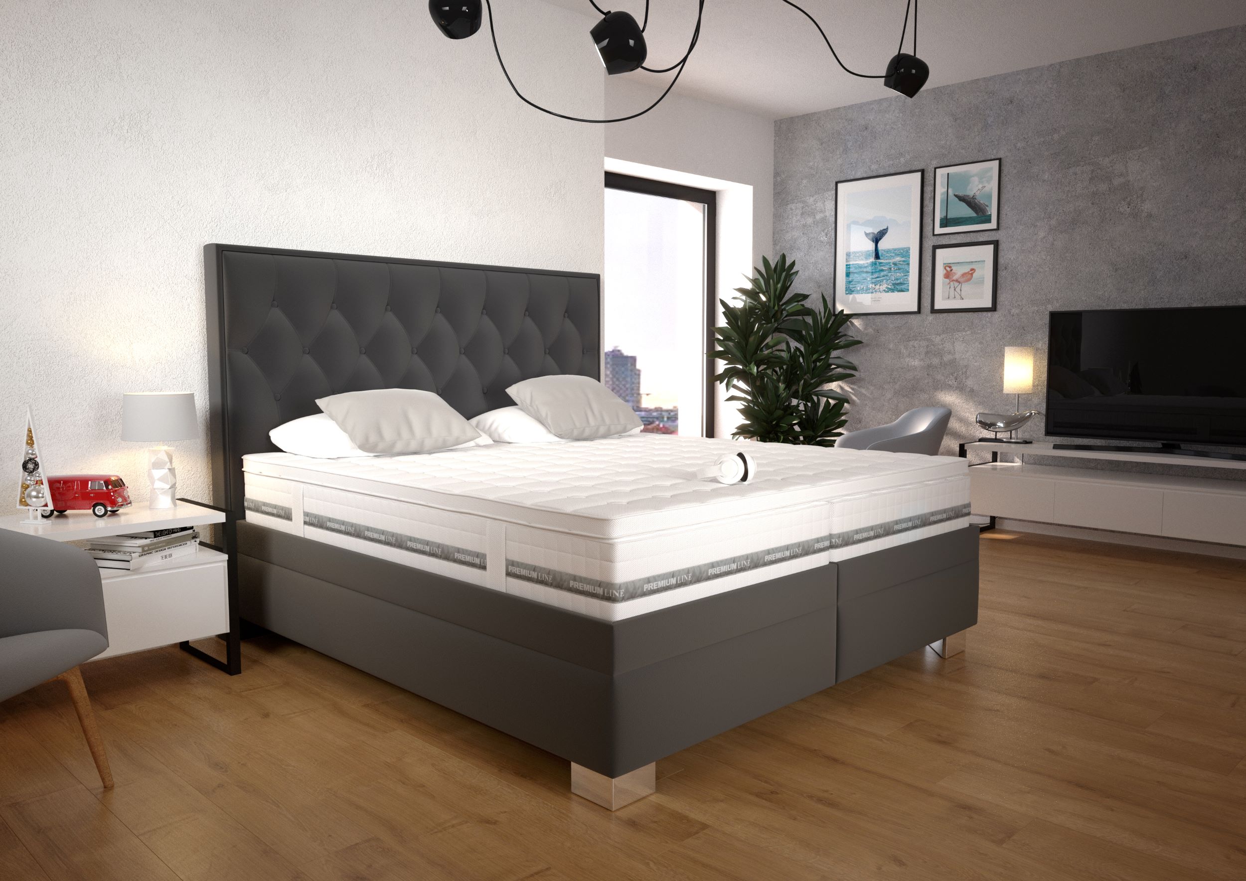 čalouněná postel KAROL 180x200, RIVIERA 95 - 7 čalouněná postel KAROL 180x200, RIVIERA 95 - 7