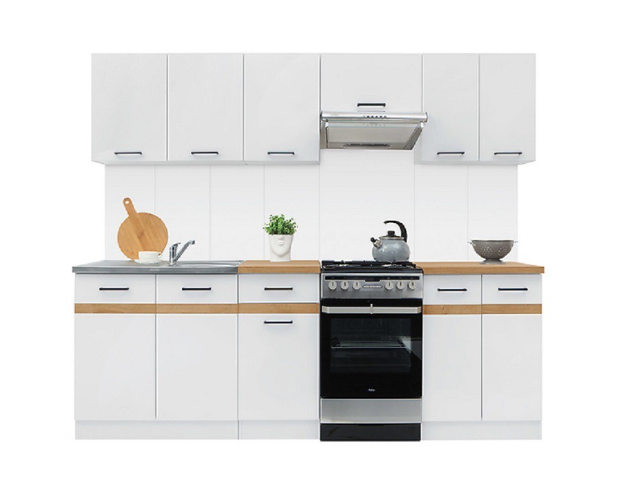 Kuchyň JUNONA MODUL 230 bílá/bílý lesk - 2