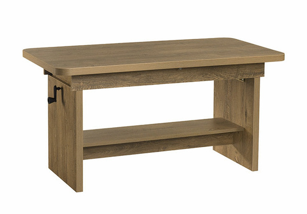Jídelní/konferenční stůl MOJMÍR barva hikora natural - 2