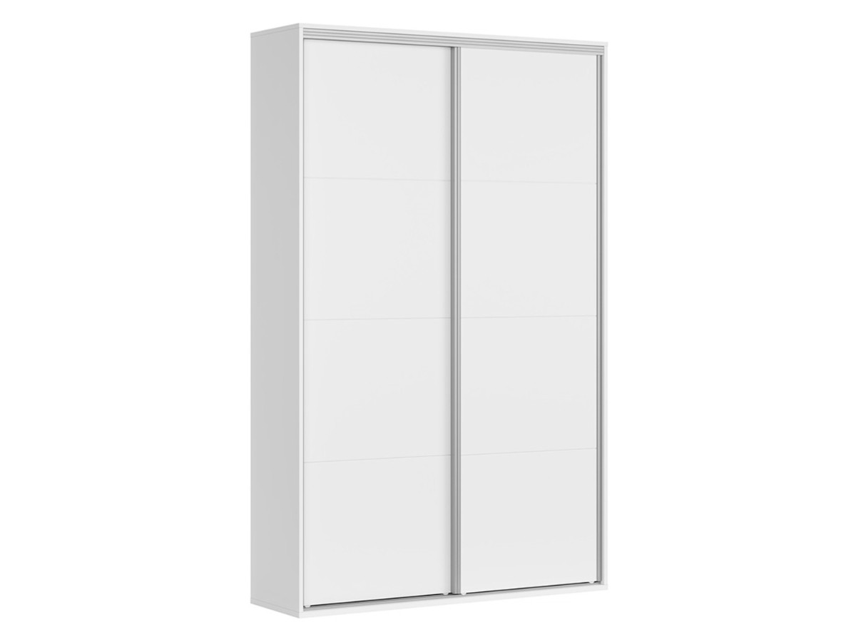 Vysoká šatní skříň FLEX (š. 150) 19 bílá - 1 Vysoká šatní skříň FLEX (š. 150) 19 bílá - 1