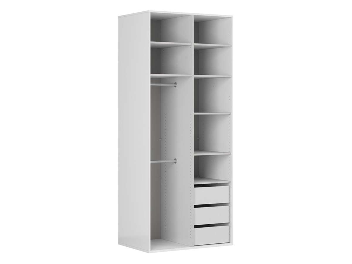 skř. FLEX (š. 100) ZESTAW 130 bílá/grafit - 2 skř. FLEX (š. 100) ZESTAW 130 bílá/grafit - 2