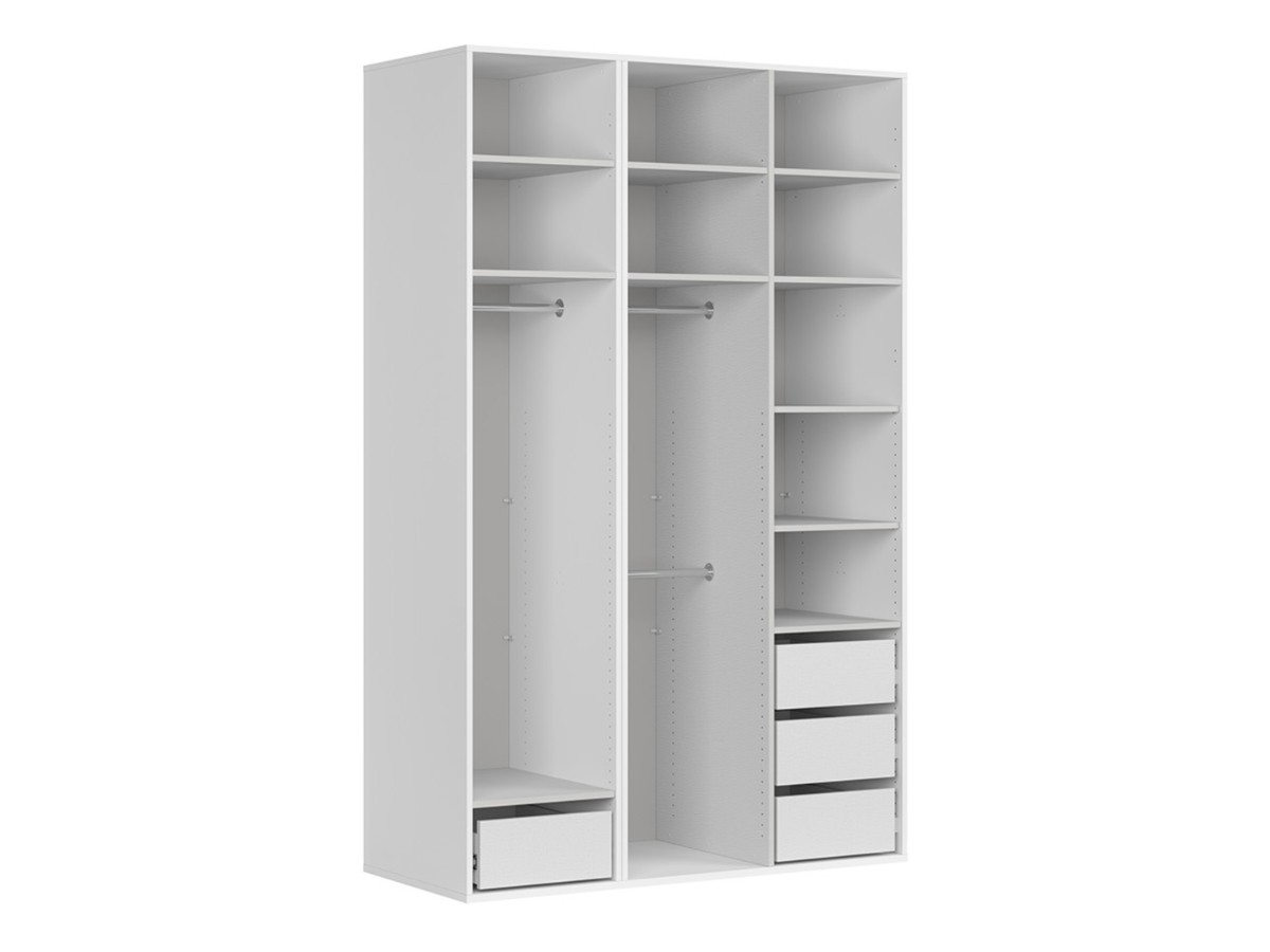 skř. FLEX (š. 150) ZESTAW 122 bílá/zrcadlo - 2 skř. FLEX (š. 150) ZESTAW 122 bílá/zrcadlo - 2
