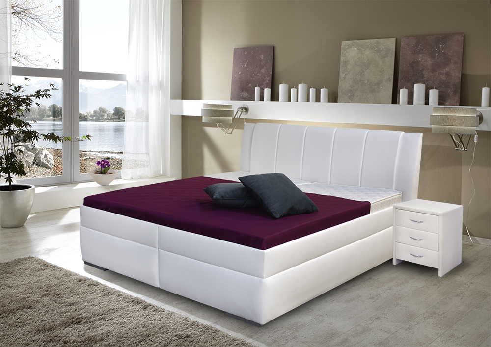 BEATRIX čalouněná postel s úložným prostorem - 8