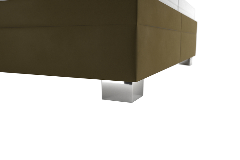 manželská postel včetně matrací SASHA 180x200, khaki - 3