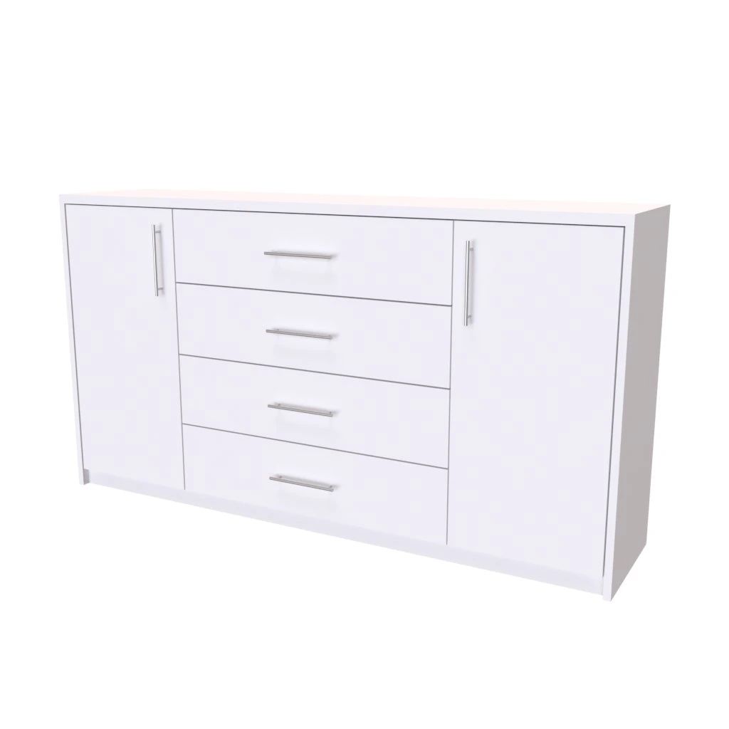 NÁBYTEK MIKULÍK s.r.o. AURA 3 - komoda, 160x86cm Hloubka: 43cm, Dekor: akácie světlá - 18