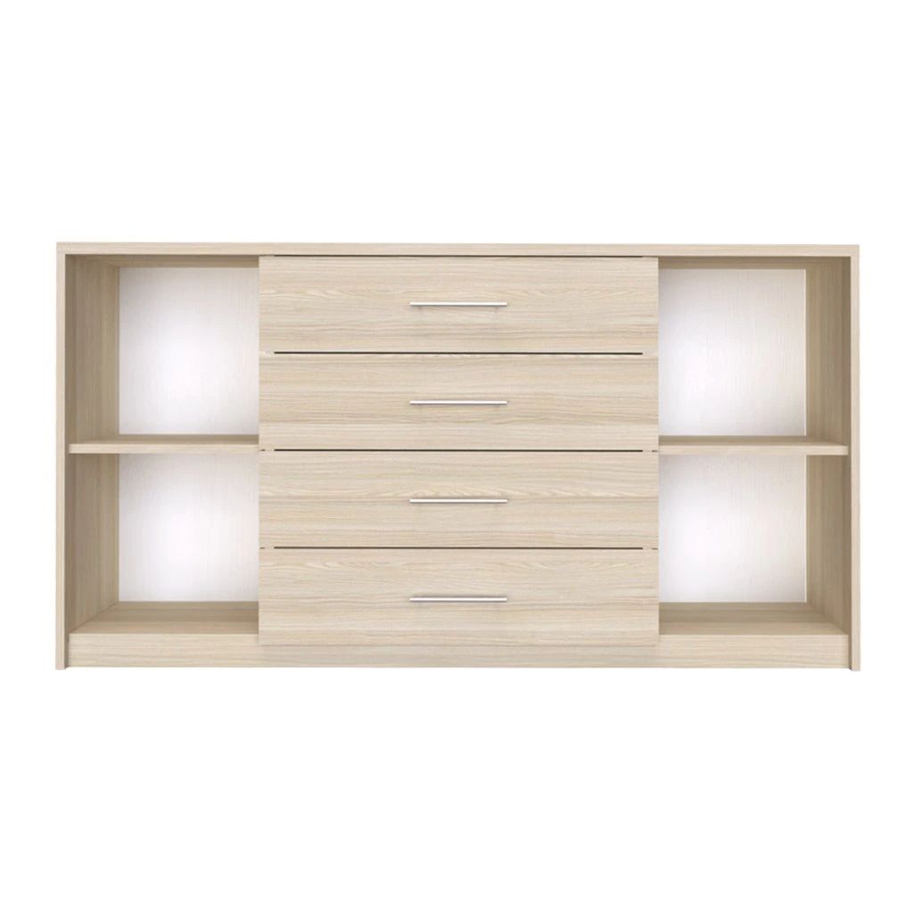 NÁBYTEK MIKULÍK s.r.o. AURA 3 - komoda, 160x86cm Hloubka: 43cm, Dekor: akácie světlá - 1