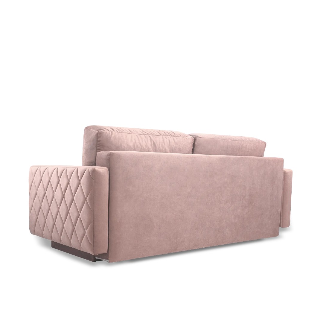 Rozkládací pohovka Lena- látka rosegold Noel - 5