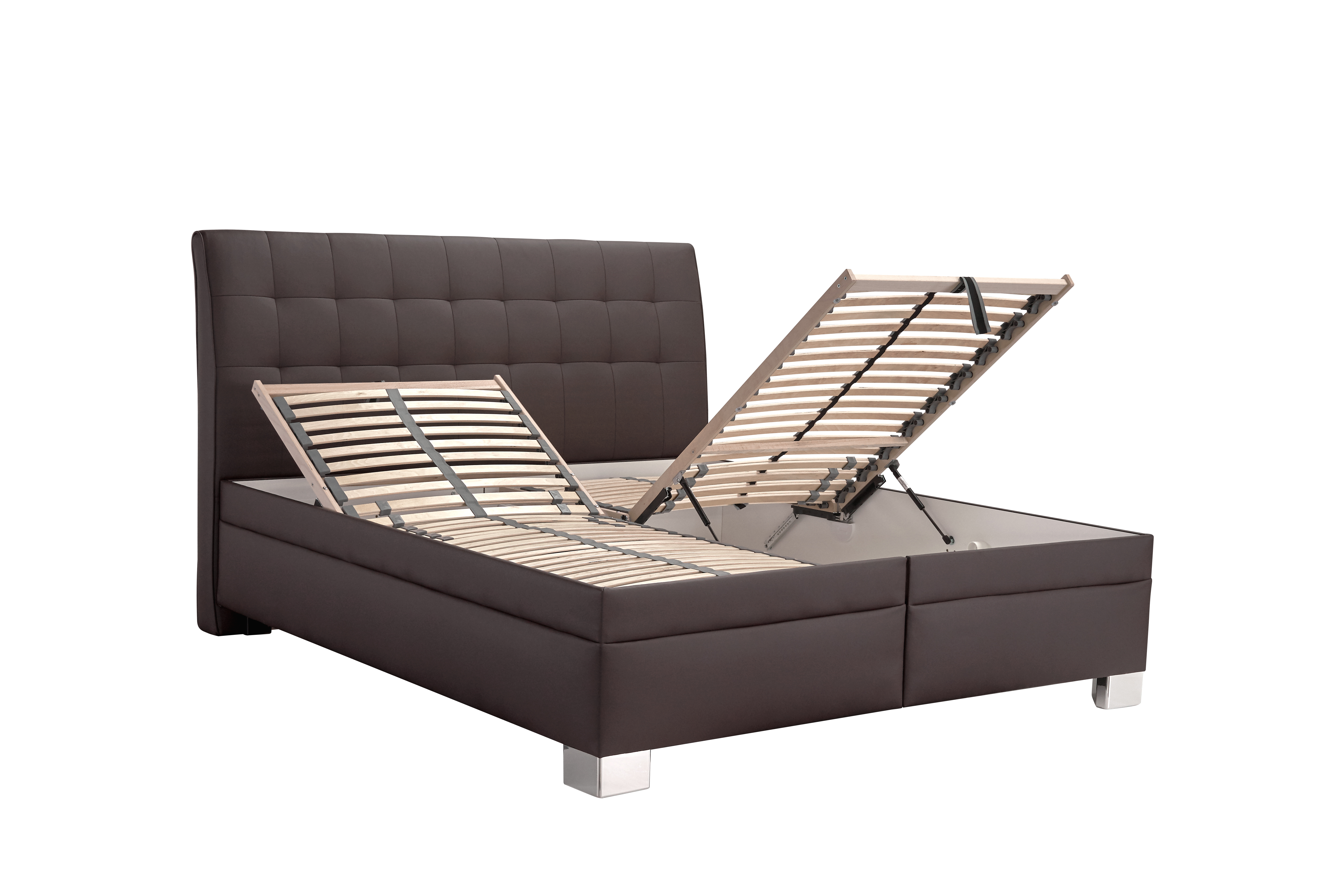 SASHA luxusní postel LOFT BROWN - 4