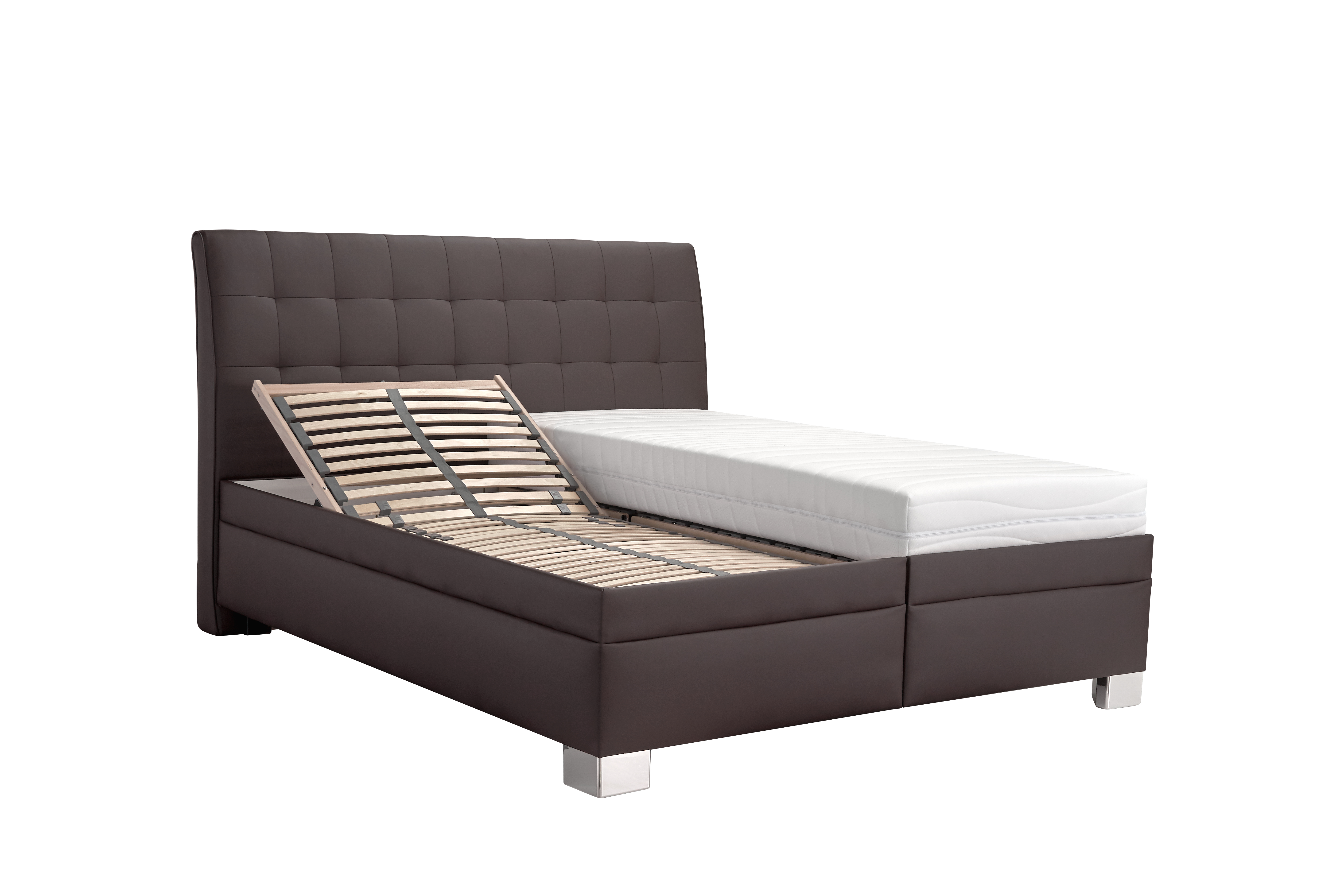 SASHA luxusní postel LOFT BROWN - 5
