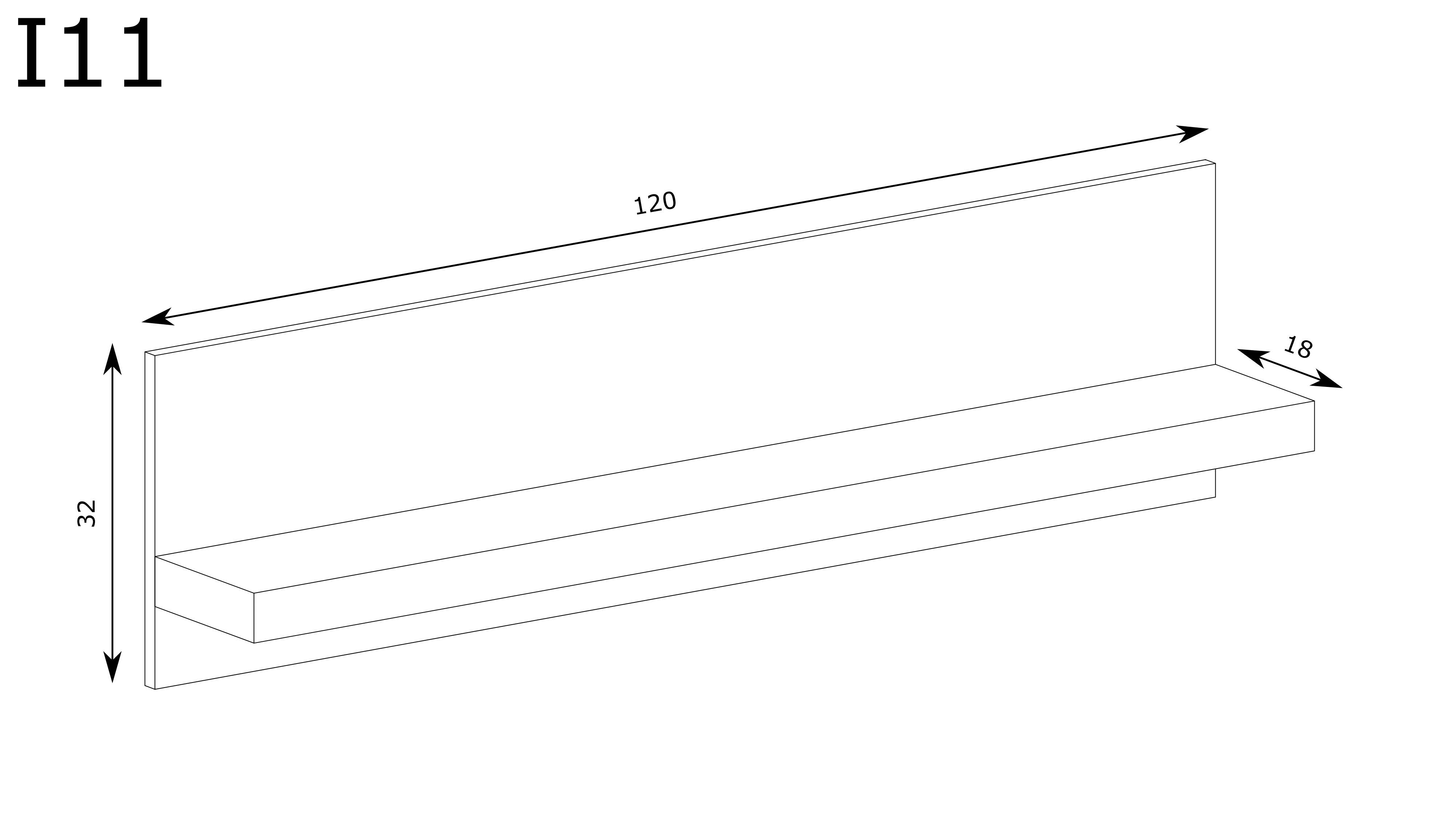 Polička ALONSO I-11 - 1